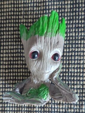 Cute Baby Groot Multi-Use Desk Organizer / Faux Plant Succulent Planter Pot